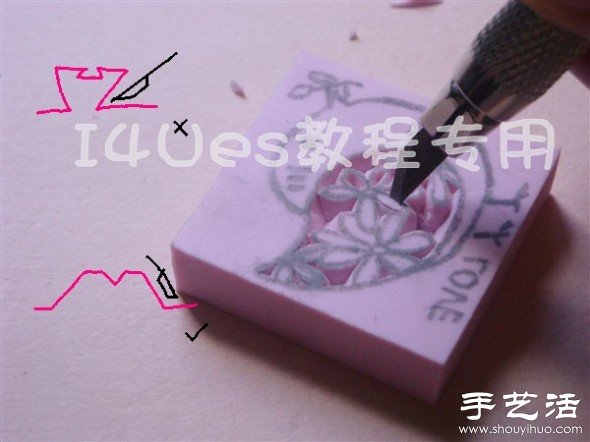 超詳細(xì)手工制作小鳥圖案橡皮章教程 -  itrip.net.cn