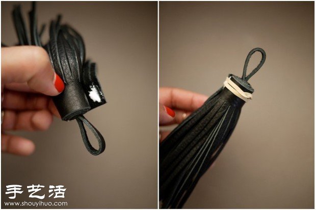 自制包包流蘇 皮質(zhì)流蘇手工制作方法 -  itrip.net.cn