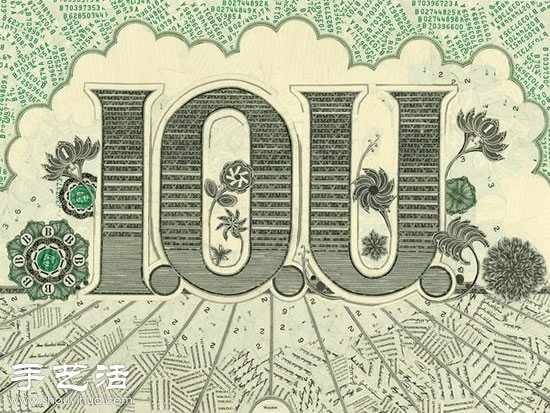 最敗家的手工：用美鈔DIY拼貼畫! -  itrip.net.cn
