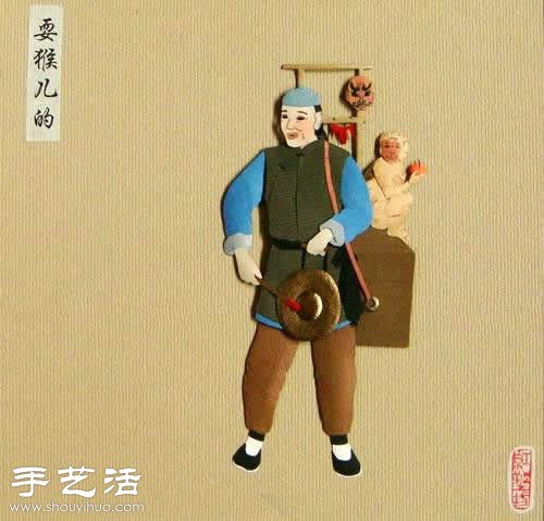 以老北京“吆喝”為題材DIY的紙雕作品 -  itrip.net.cn