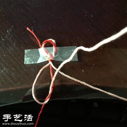 超詳細(xì)兩根繩手鏈的編法 -  itrip.net.cn