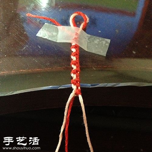 超詳細(xì)兩根繩手鏈的編法 -  itrip.net.cn