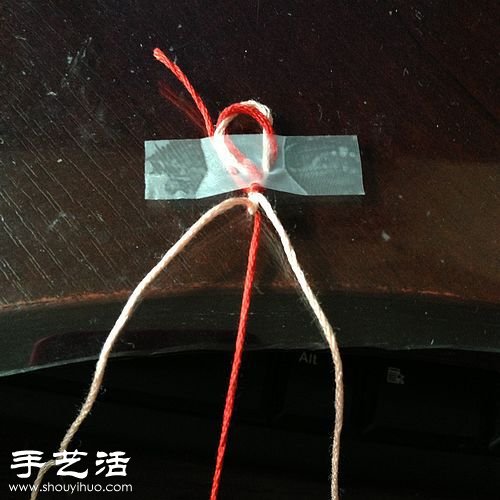 超詳細(xì)兩根繩手鏈的編法 -  itrip.net.cn