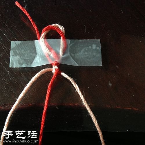 超詳細(xì)兩根繩手鏈的編法 -  itrip.net.cn