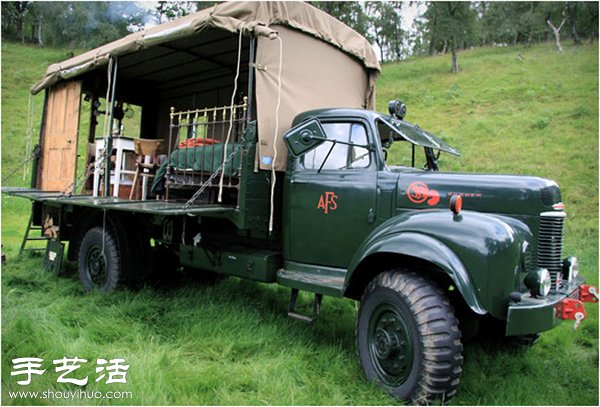火警車改造DIY成移動旅館 -  itrip.net.cn