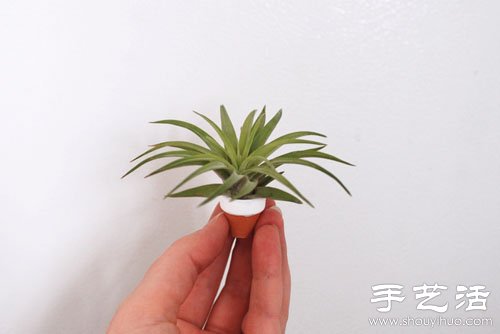 DIY手工制作迷你盆栽冰箱貼 -  itrip.net.cn