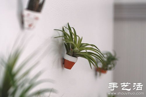 DIY手工制作迷你盆栽冰箱貼 -  itrip.net.cn