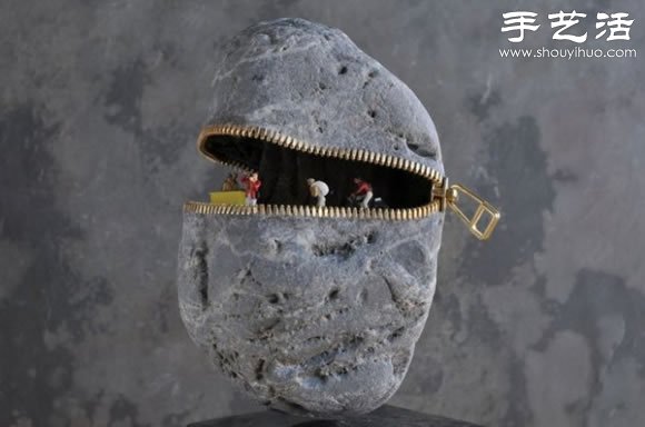 創(chuàng)意鵝卵石雕刻DIY -  itrip.net.cn