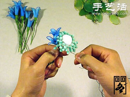 絲襪花矢車草的制作方法 -  itrip.net.cn