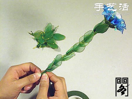 絲襪花矢車草的制作方法 -  itrip.net.cn