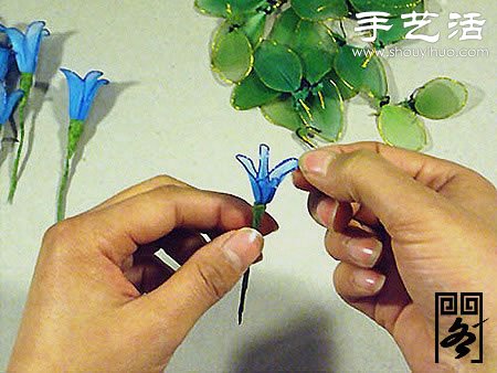 絲襪花矢車草的制作方法 -  itrip.net.cn