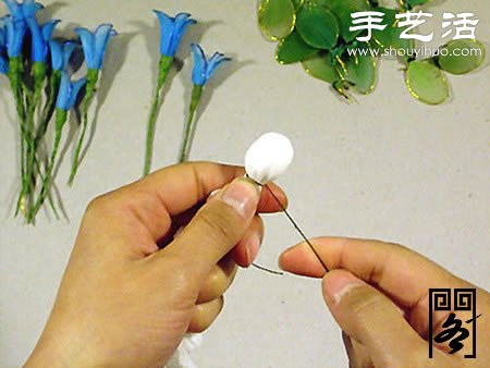 絲襪花矢車草的制作方法 -  itrip.net.cn