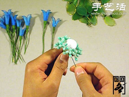 絲襪花矢車草的制作方法 -  itrip.net.cn