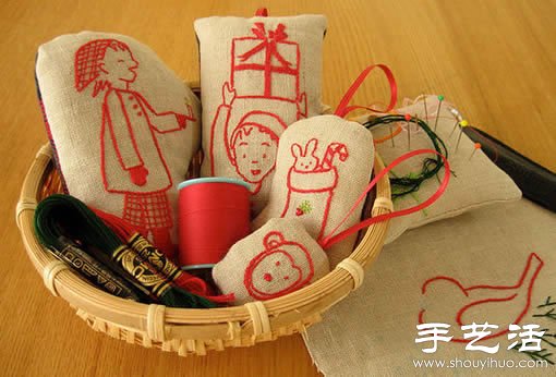 淡雅清新的手工刺繡作品欣賞 -  itrip.net.cn
