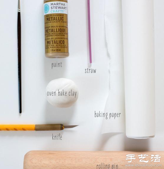 超輕粘土DIY手工制作清新吊墜教程 -  itrip.net.cn