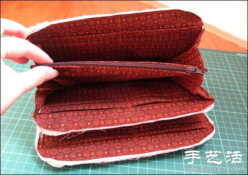 自制拼布長錢包的方法 拼布長錢包手工制作 -  itrip.net.cn
