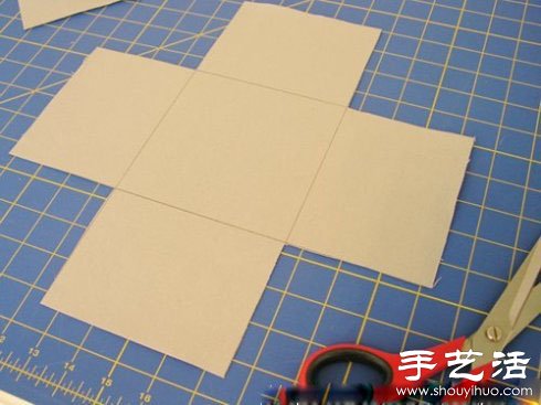 帶標(biāo)簽布藝收納盒手工制作教程 -  itrip.net.cn