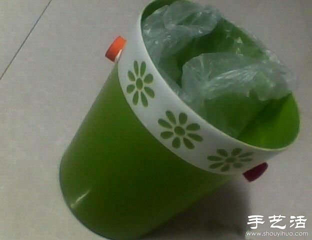 垃圾桶環(huán)保DIY 可以套上各種大小塑料袋 -  itrip.net.cn