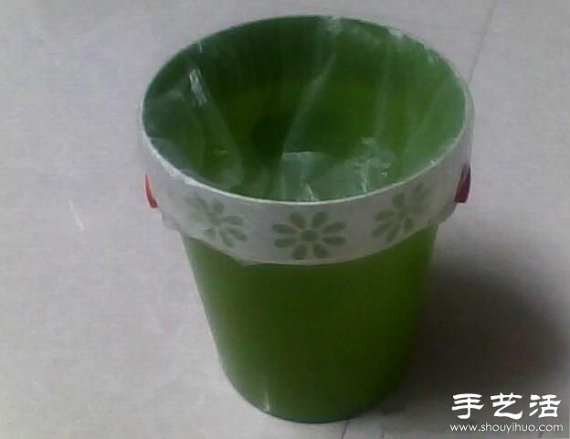 垃圾桶環(huán)保DIY 可以套上各種大小塑料袋 -  itrip.net.cn