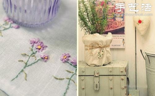 棉麻布刺繡DIY清新居家小物件 -  itrip.net.cn
