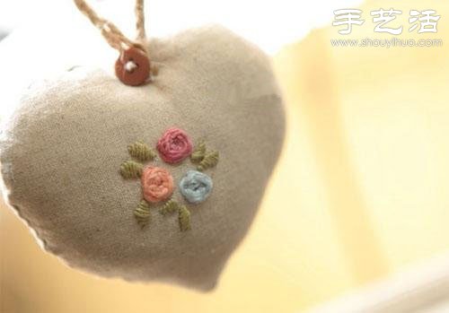 棉麻布刺繡DIY清新居家小物件 -  itrip.net.cn
