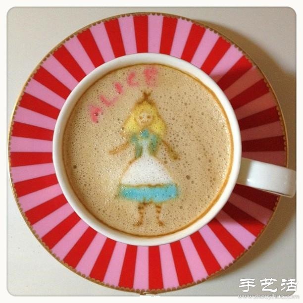 超逼真的趣味咖啡圖案DIY -  itrip.net.cn
