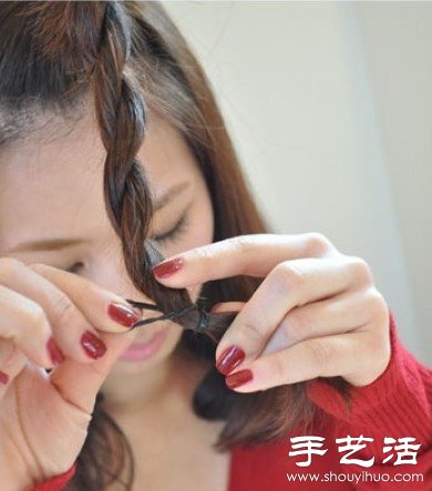 簡單易學的劉海編發(fā)扎發(fā)教程 -  itrip.net.cn