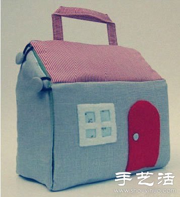 可愛(ài)房子布藝包包DIY手工制作教程 -  itrip.net.cn