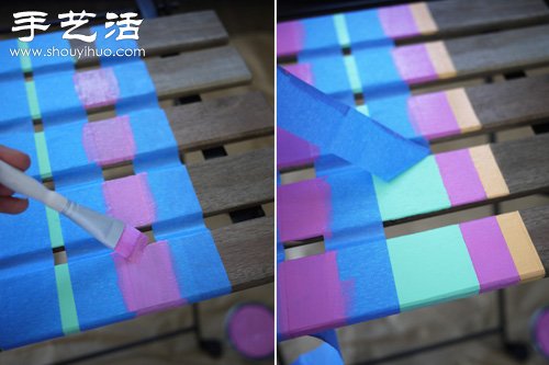 舊椅子改造 DIY時尚絢麗多彩靠椅 -  itrip.net.cn