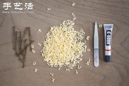 DIY手工制作帶字的精致發(fā)夾 -  itrip.net.cn