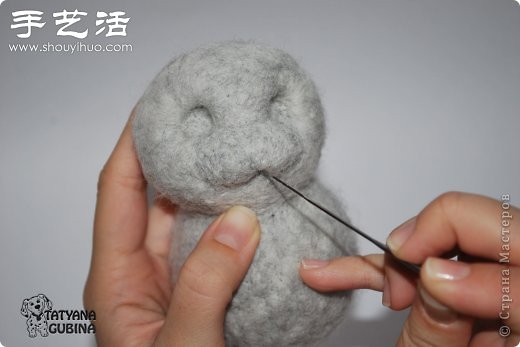 超詳細(xì)刺猬玩偶的羊毛氈手工制作教程 -  itrip.net.cn