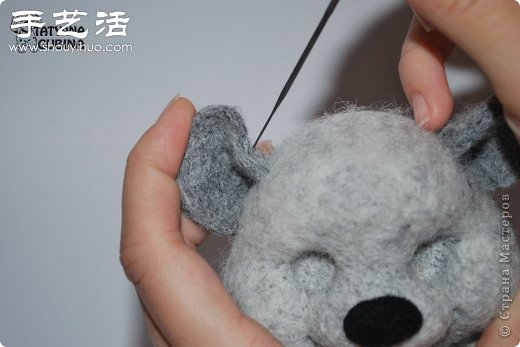 超詳細(xì)刺猬玩偶的羊毛氈手工制作教程 -  itrip.net.cn
