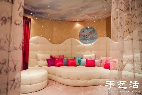 溫馨漂亮的沙發(fā)布置效果圖 -  itrip.net.cn