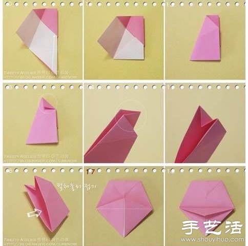 折紙手工：果盤制作教程 -  itrip.net.cn