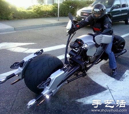 老外DIY的蝙蝠摩托車 -  itrip.net.cn