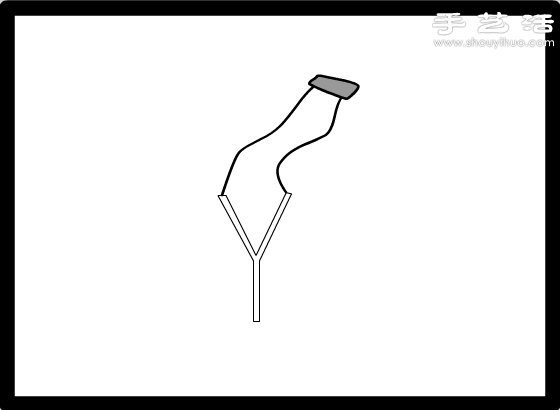 枝椏+皮筋 DIY彈弓的制作方法  -  itrip.net.cn