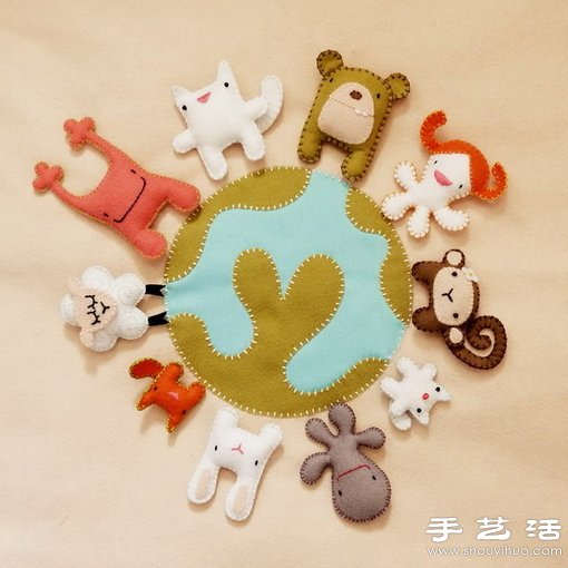 萌萌的布藝小手工玩偶 -  itrip.net.cn