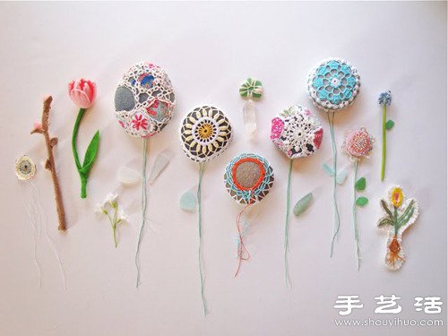 漂亮針織花朵手工藝品 -  itrip.net.cn