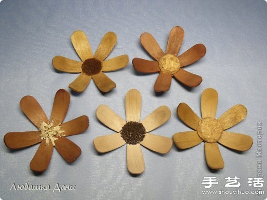 雪糕棍變廢為寶手工制作漂亮手工花 -  itrip.net.cn