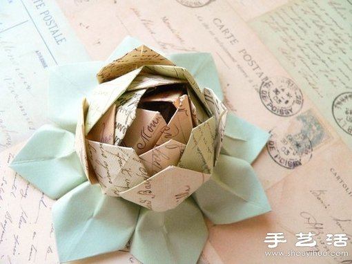 含苞待放的折紙玫瑰花 -  itrip.net.cn