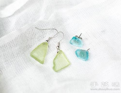 玻璃馬賽克手工制作清新手鏈/耳墜/耳釘 -  itrip.net.cn