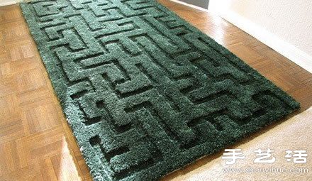 舊物改造創(chuàng)意：舊地毯簡單手工DIY漂亮紋路 -  itrip.net.cn