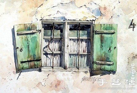 Ernst Grillhiesl作品：窗臺上的舊時光 -  itrip.net.cn