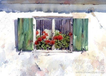 Ernst Grillhiesl作品：窗臺上的舊時光 -  itrip.net.cn