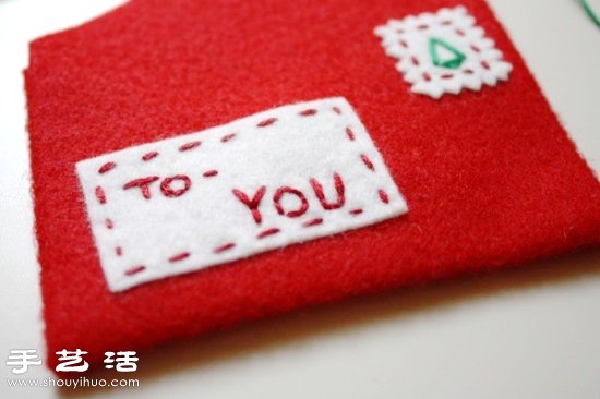 毛氈布手工DIY布藝卡包/信封圖解教程 -  itrip.net.cn
