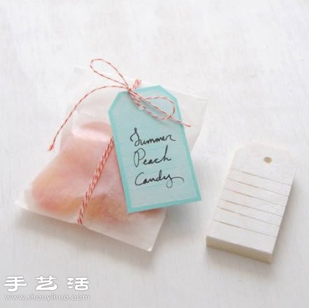 紙質(zhì)標(biāo)簽+橡皮擦 DIY手工制作標(biāo)簽印章 -  itrip.net.cn