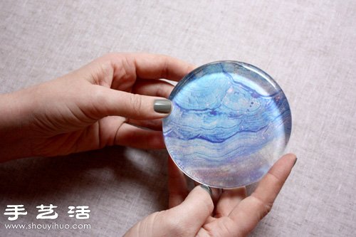 創(chuàng)意手工制作超美星云圖案鎮(zhèn)紙 -  itrip.net.cn