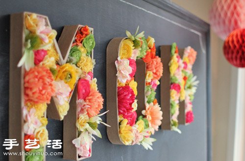 鮮花DIY超美的字母插花裝飾 -  itrip.net.cn