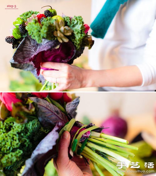 多肉植物DIY制作色彩亮麗手捧花 -  itrip.net.cn
