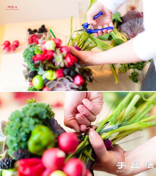 多肉植物DIY制作色彩亮麗手捧花 -  itrip.net.cn